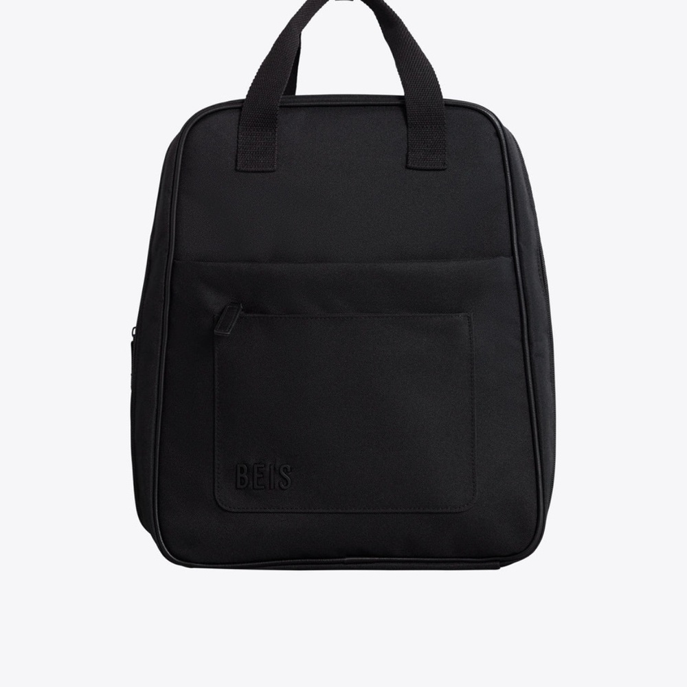 BEIS Black Expandable Backpack. New, used only once to office and back.